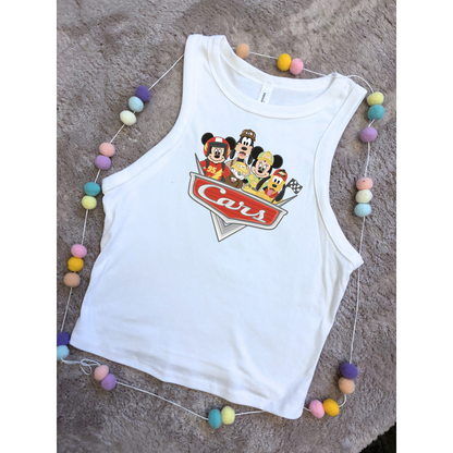 Cars Besties Printed Vest, Florida, Orlando, Magical World - Adults & Kids Sizes