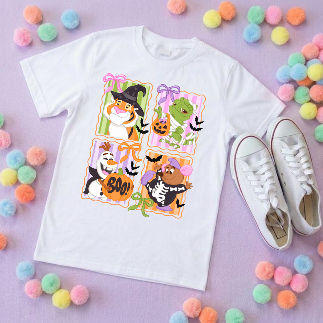 Spooky Sidekicks Park Life T-Shirt, Ears, Florida, Orlando, Cruise Holidays T-Shirts, Holiday Outfits - Adults & Kids Sizes - Cotton T-Shirt