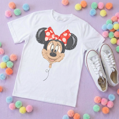 Mouse Balloon, Printed T-Shirt, Florida, Orlando, Magical World - Adults & Kids Sizes