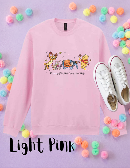 Pooh 'Ber Months Sweatshirt, Ears, Florida, Orlando, Jumper, Halloween Outfits, - Adults & Kids Sizes - Cotton Sweatshirt