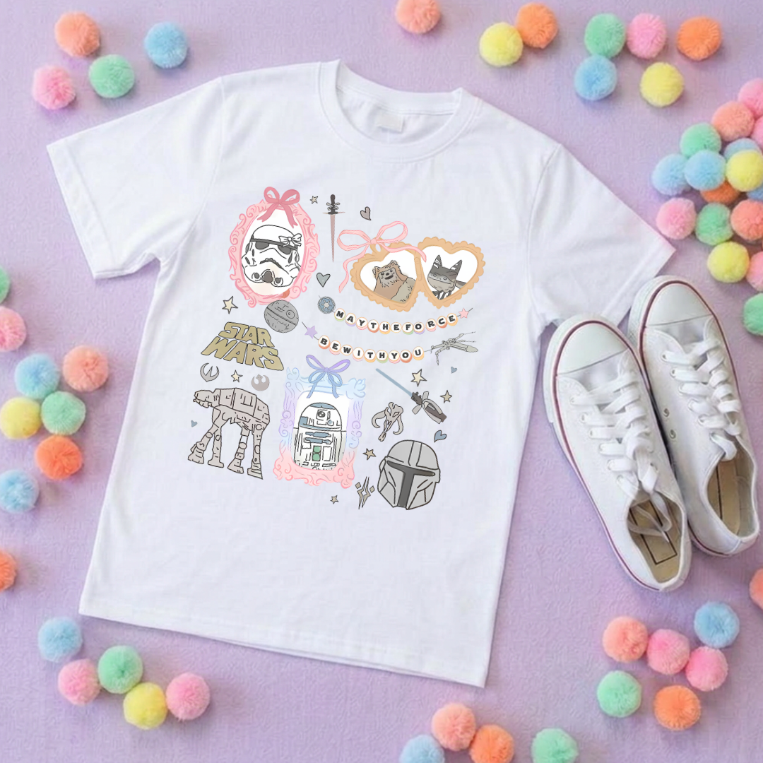Galaxy Friends Park Life T-Shirt, Ears, Florida, Orlando, Cruise Holidays T-Shirts, Holiday Outfits - Adults & Kids Sizes - Cotton T-Shirts
