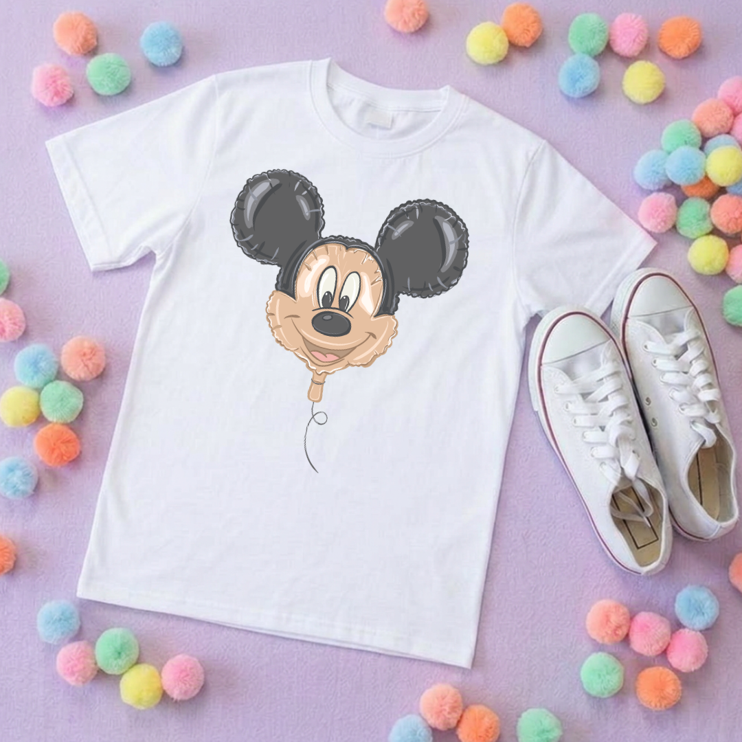 Mouse Balloon, Printed T-Shirt, Florida, Orlando, Magical World - Adults & Kids Sizes