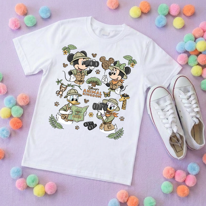 Animal Kingdom Full Art Park Life T-Shirt, Ears, Florida, Orlando, Cruise Holidays T-Shirts, Holiday Outfits - Adults & Kids Sizes - Cotton T-Shirt (Copy)