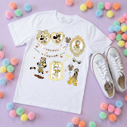 Animal Kingdom Inspired Printed Sand T-Shirt, Safari, Tree of Life, Inspired Character T-Shirts - Adults & Kids Sizes - Cotton T-Shirt