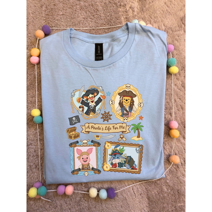 Pirate Besties Park Life T-Shirt, Ears, Florida, Orlando, Cruise Holidays T-Shirts, Holiday Outfits - Adults & Kids Sizes - Cotton T-Shirt