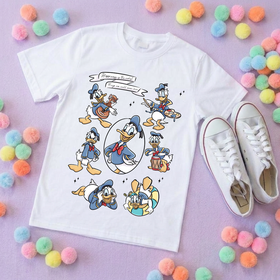 Magical Sailor Duck Full Art T-Shirt, Florida, Orlando, Magical World - Adults & Kids Sizes
