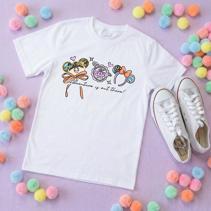 Up House Inspired Printed White T-Shirt, Florida, Orlando, Ellie and Karl, Kevin, Dug - Adults & Kids Sizes - Cotton T-Shirt