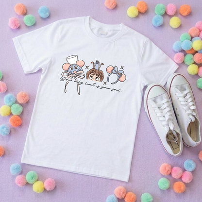 Chez Remi Rat Inspired Printed T-Shirt, French Mouse Chef, Ratatouille - Adults & Kids Sizes - Cotton T-Shirt