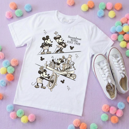 Classic Original Mouse T-Shirt, Florida, Orlando, Magical World - Adults & Kids Sizes