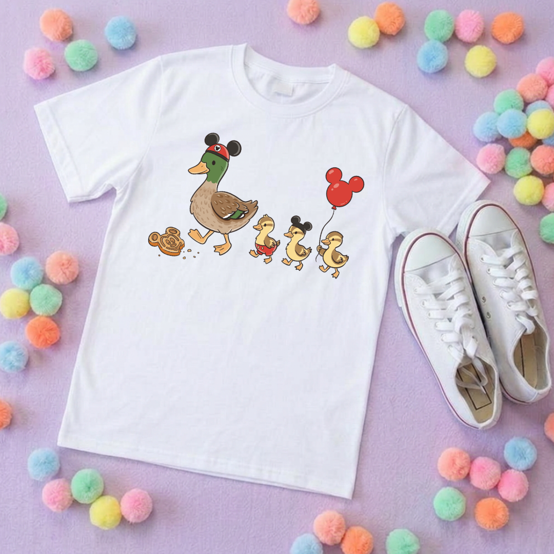 Park Ducks, Park Life T-Shirt, Ears, Florida, Orlando, Cruise Holidays T-Shirts, Holiday Outfits - Adults & Kids Sizes - Cotton T-Shirt