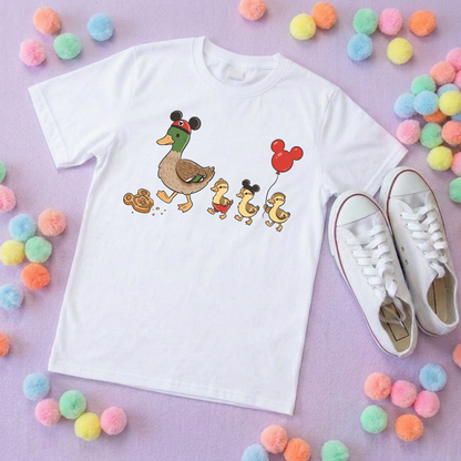 Park Ducks, Park Life T-Shirt, Ears, Florida, Orlando, Cruise Holidays T-Shirts, Holiday Outfits - Adults & Kids Sizes - Cotton T-Shirt