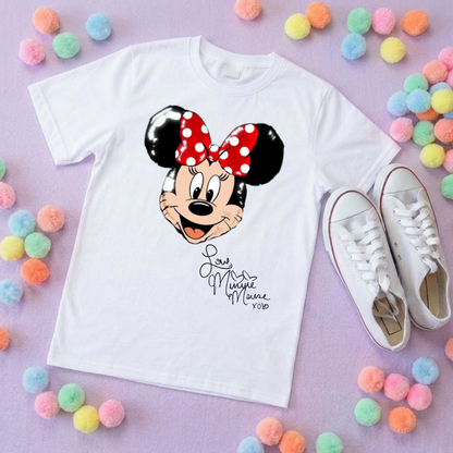 Magical Kingdom, Mouse Balloon, Printed T-Shirt, Florida, Orlando, Magical World - Adults & Kids Sizes