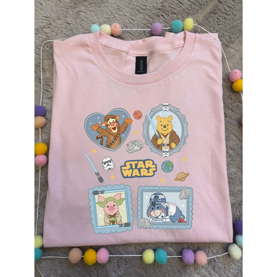 Galaxy Friends Park Life T-Shirt, Ears, Florida, Orlando, Cruise Holidays T-Shirts, Holiday Outfits - Adults & Kids Sizes - Cotton T-Shirt