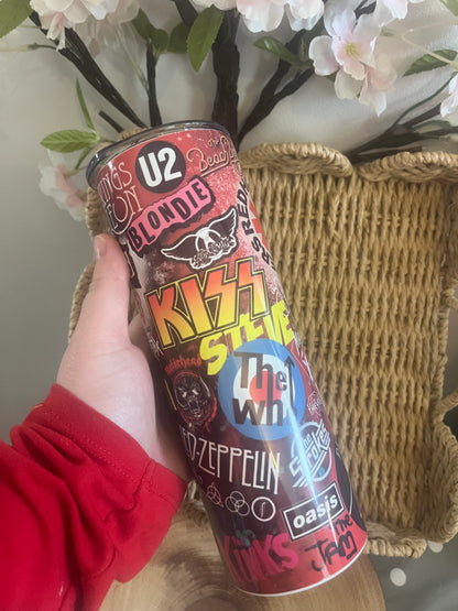 Rock Music Theme 20oz Tumbler ~ Hot and Cold Drinks