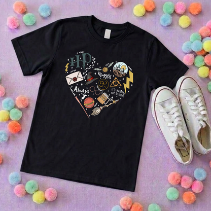 Harry Potter Inspired Printed T-Shirt, Theme Park, Orlando, Inspired Character T-Shirts - Adults & Kids Sizes - Cotton T-Shirt