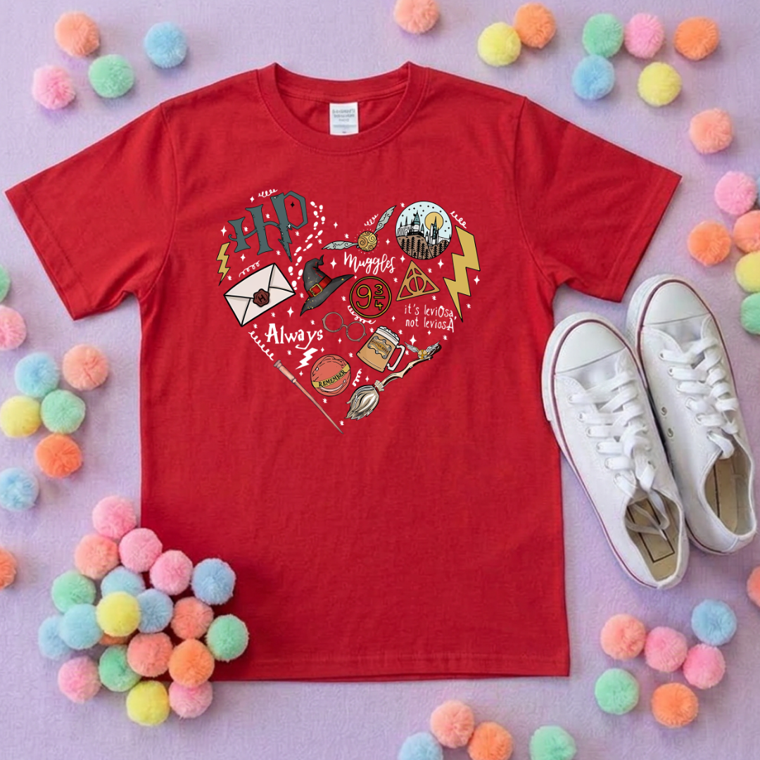 Harry Potter Inspired Printed T-Shirt, Theme Park, Orlando, Inspired Character T-Shirts - Adults & Kids Sizes - Cotton T-Shirt