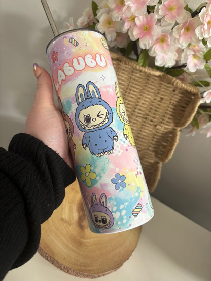 Labubu Inspired Tumbler 20oz Hot and Cold Drinks