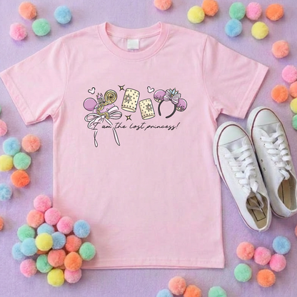 Rapunzel Princess Tower Inspired Printed T-Shirt, Princess Movie, Mouse Ears, Golden Hair Princess- Adults & Kids Sizes - Cotton T-Shirt