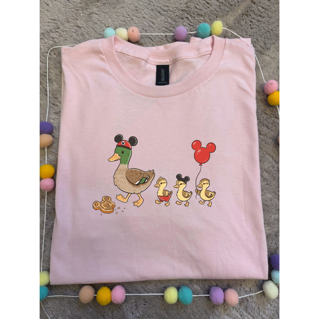Park Ducks, Park Life T-Shirt, Ears, Florida, Orlando, Cruise Holidays T-Shirts, Holiday Outfits - Adults & Kids Sizes - Cotton T-Shirt