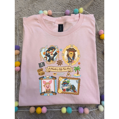 Pirate Besties Park Life T-Shirt, Ears, Florida, Orlando, Cruise Holidays T-Shirts, Holiday Outfits - Adults & Kids Sizes - Cotton T-Shirt