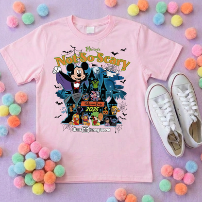 Not So Scary World Inspired Printed Sand T-Shirt, Florida, Orlando, Halloween T-Shirts, Halloween Outfits - Adults & Kids Sizes - Cotton T-Shirt
