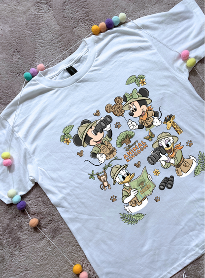 Animal Kingdom Full Art Park Life T-Shirt, Ears, Florida, Orlando, Cruise Holidays T-Shirts, Holiday Outfits - Adults & Kids Sizes - Cotton T-Shirt (Copy)