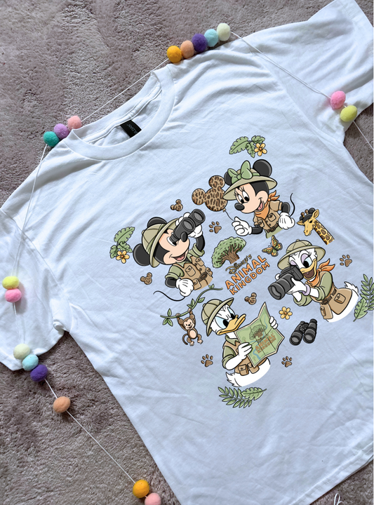 Animal Kingdom Full Art Park Life T-Shirt, Ears, Florida, Orlando, Cruise Holidays T-Shirts, Holiday Outfits - Adults & Kids Sizes - Cotton T-Shirt (Copy)