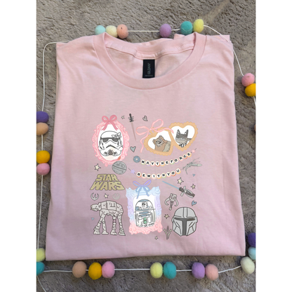 Galaxy Friends Park Life T-Shirt, Ears, Florida, Orlando, Cruise Holidays T-Shirts, Holiday Outfits - Adults & Kids Sizes - Cotton T-Shirts