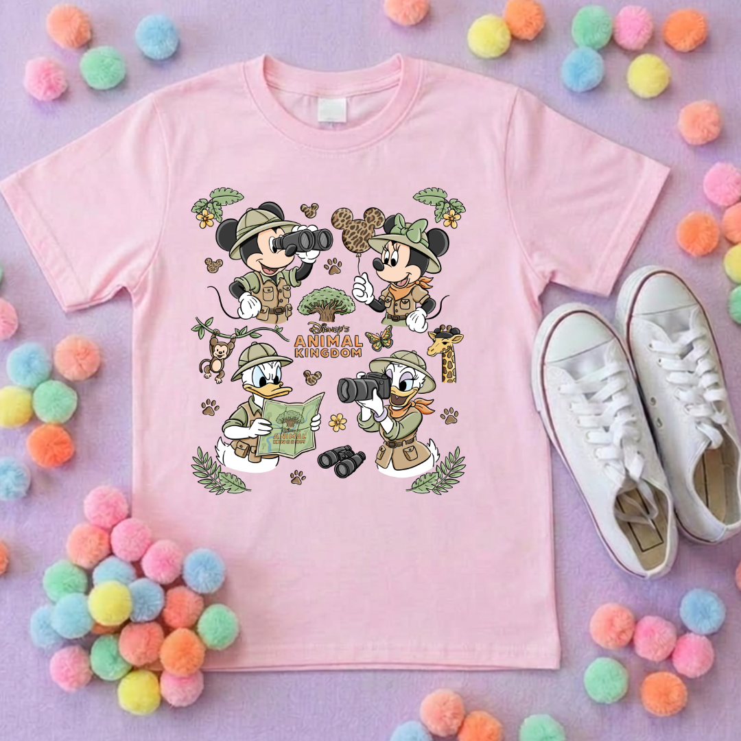 Animal Kingdom Full Art Park Life T-Shirt, Ears, Florida, Orlando, Cruise Holidays T-Shirts, Holiday Outfits - Adults & Kids Sizes - Cotton T-Shirt (Copy)