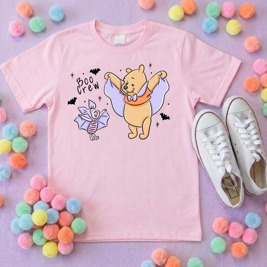 Pooh Boo Crew Park Life T-Shirt, Ears, Florida, Orlando, Cruise Holidays T-Shirts, Holiday Outfits - Adults & Kids Sizes - Cotton T-Shirt