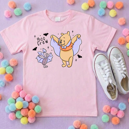 Pooh Boo Crew Park Life T-Shirt, Ears, Florida, Orlando, Cruise Holidays T-Shirts, Holiday Outfits - Adults & Kids Sizes - Cotton T-Shirt