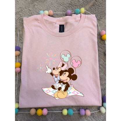 Firework Friends, Park Life T-Shirt, Ears, Florida, Orlando, Cruise Holidays T-Shirts, Holiday Outfits - Adults & Kids Sizes - Cotton T-Shirt