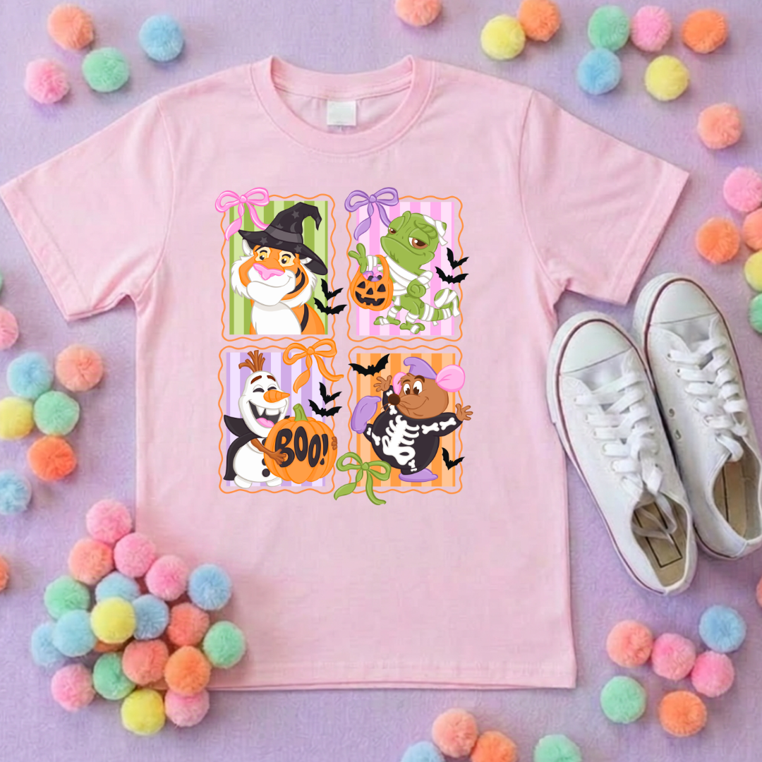 Spooky Sidekicks Park Life T-Shirt, Ears, Florida, Orlando, Cruise Holidays T-Shirts, Holiday Outfits - Adults & Kids Sizes - Cotton T-Shirt