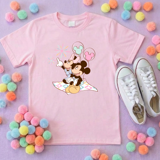 Firework Friends, Park Life T-Shirt, Ears, Florida, Orlando, Cruise Holidays T-Shirts, Holiday Outfits - Adults & Kids Sizes - Cotton T-Shirt