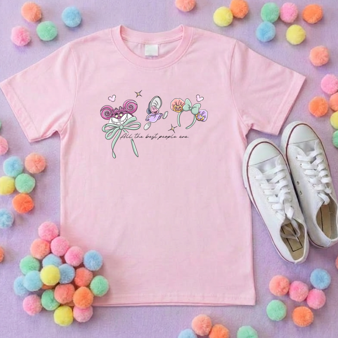 Alice, Smiley Cat Ears Inspired Ears T-Shirt, Florida, Orlando - Adults & Kids Sizes - Cotton T-Shirt