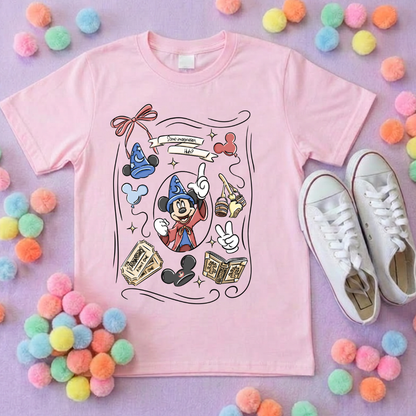 Magical Sorcerer, Full Art Printed T-Shirt, Florida, Orlando, Magical World - Adults & Kids Sizes