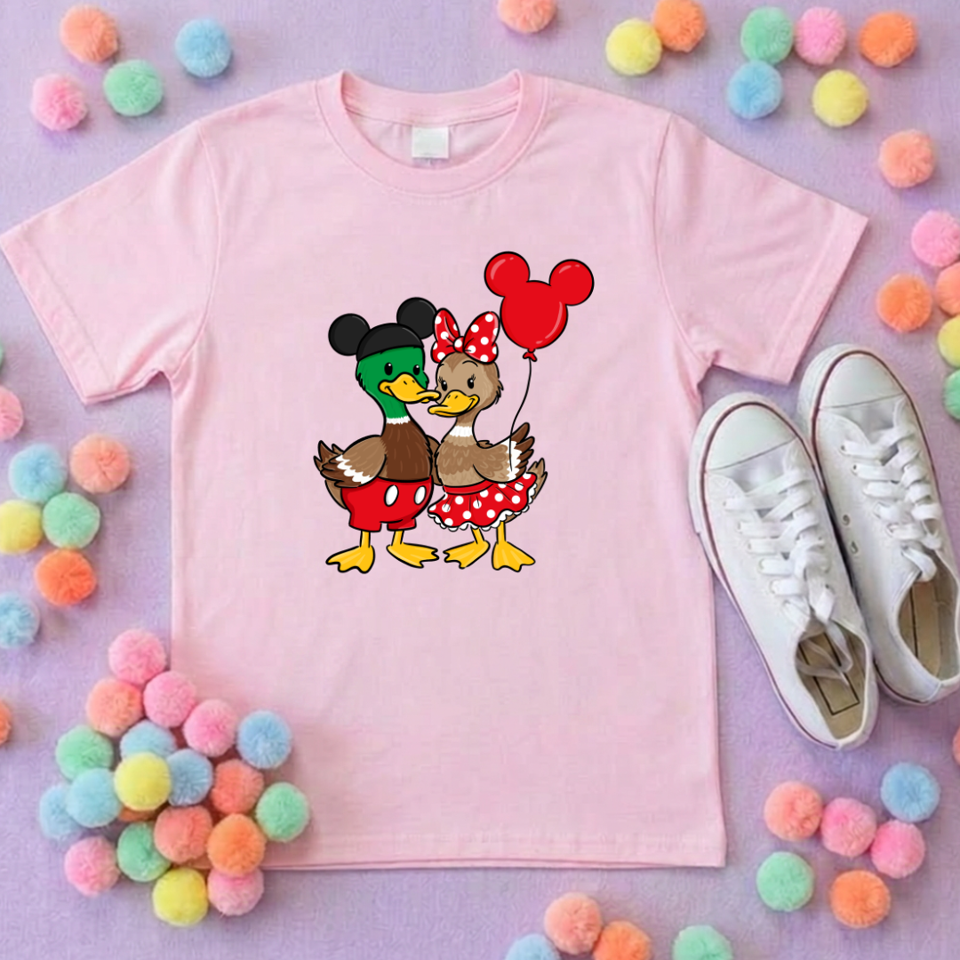 Park Ducks Duo, Park Life T-Shirt, Ears, Florida, Orlando, Cruise Holidays T-Shirts, Holiday Outfits - Adults & Kids Sizes - Cotton T-Shirt