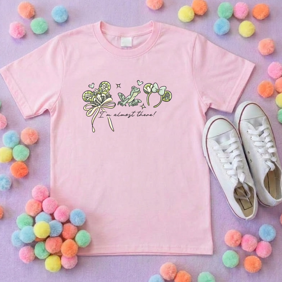 Bayou Frog Princess Inspired Printed T-Shirt, Princess Movie, Mouse Ears, Princess- Adults & Kids Sizes - Cotton T-Shirt
