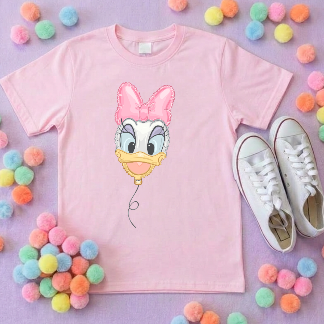 Daisy Balloon, Printed T-Shirt, Florida, Orlando, Magical World - Adults & Kids Sizes