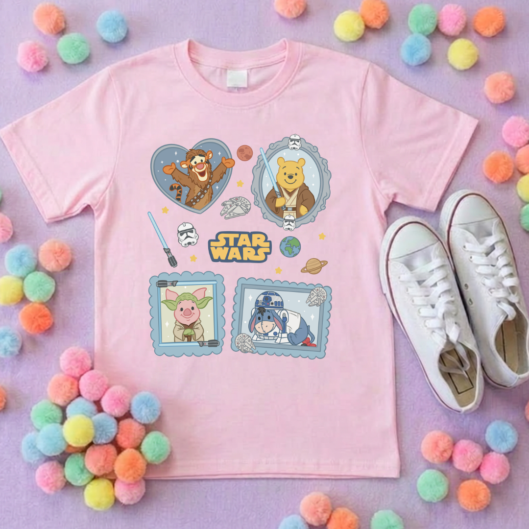 Galaxy Friends Park Life T-Shirt, Ears, Florida, Orlando, Cruise Holidays T-Shirts, Holiday Outfits - Adults & Kids Sizes - Cotton T-Shirt