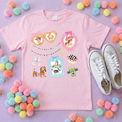 Story Toy Inspired  T-Shirt, Florida, Orlando, Bo Peep, Jessie, Buzz - Adults & Kids Sizes - Cotton T-Shirt