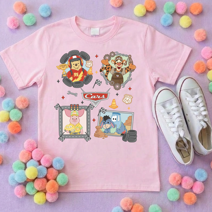 Cars Besties Park Life T-Shirt, Ears, Florida, Orlando, Cruise Holidays T-Shirts, Holiday Outfits - Adults & Kids Sizes - Cotton T-Shirt