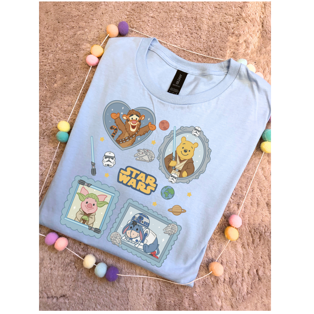 Galaxy Friends Park Life T-Shirt, Ears, Florida, Orlando, Cruise Holidays T-Shirts, Holiday Outfits - Adults & Kids Sizes - Cotton T-Shirt