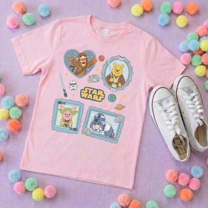 Galaxy Friends Park Life T-Shirt, Ears, Florida, Orlando, Cruise Holidays T-Shirts, Holiday Outfits - Adults & Kids Sizes - Cotton T-Shirt