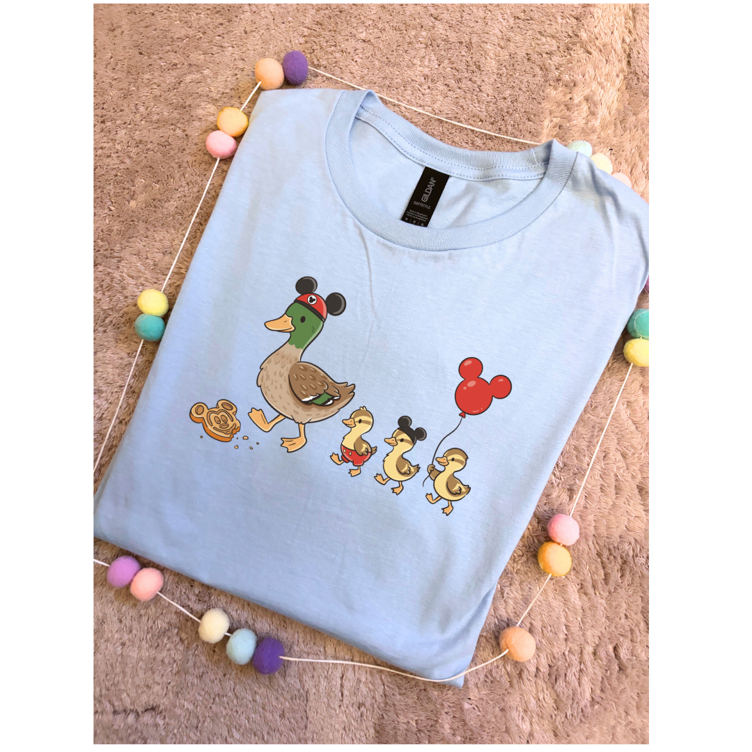 Park Ducks, Park Life T-Shirt, Ears, Florida, Orlando, Cruise Holidays T-Shirts, Holiday Outfits - Adults & Kids Sizes - Cotton T-Shirt