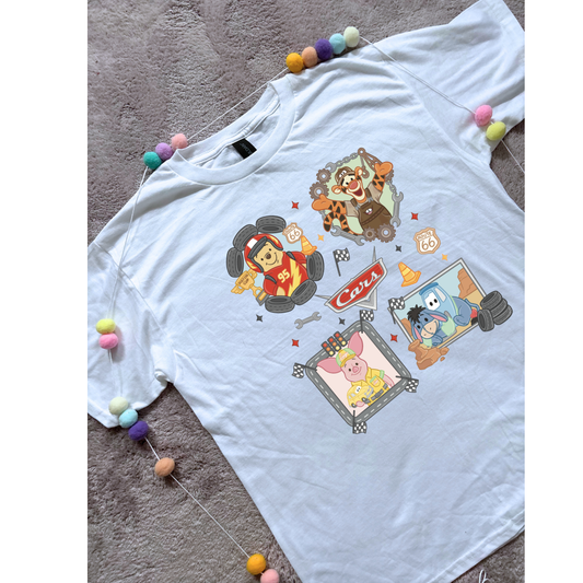 Cars Besties Park Life T-Shirt, Ears, Florida, Orlando, Cruise Holidays T-Shirts, Holiday Outfits - Adults & Kids Sizes - Cotton T-Shirt