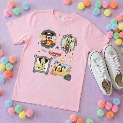 Cars Mouse Besties Park Life T-Shirt, Ears, Florida, Orlando, Cruise Holidays T-Shirts, Holiday Outfits - Adults & Kids Sizes - Cotton T-Shirt
