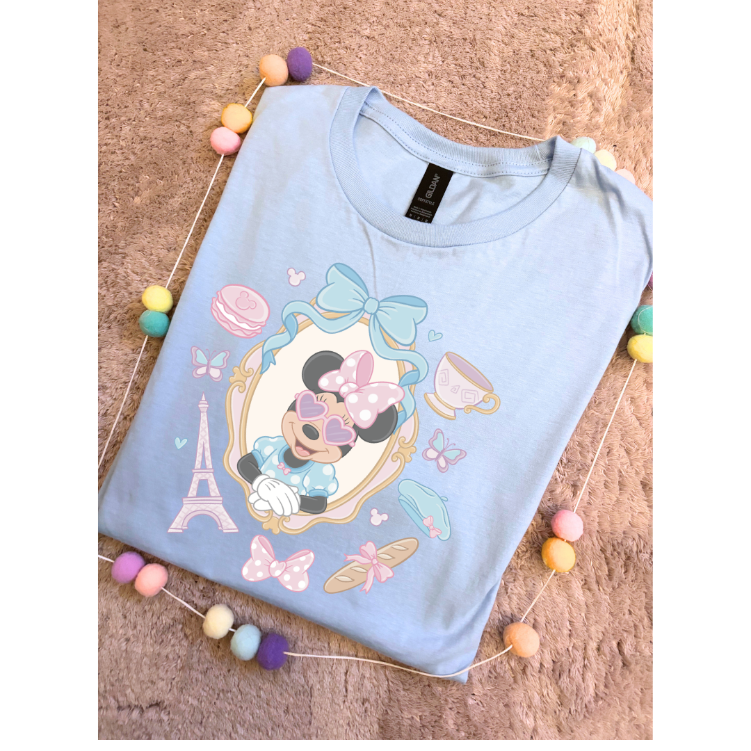 Ooh La La Minnie Park Life T-Shirt, Ears, Paris, Orlando, Holidays T-Shirts, Holiday Outfits - Adults & Kids Sizes - Cotton T-Shirt