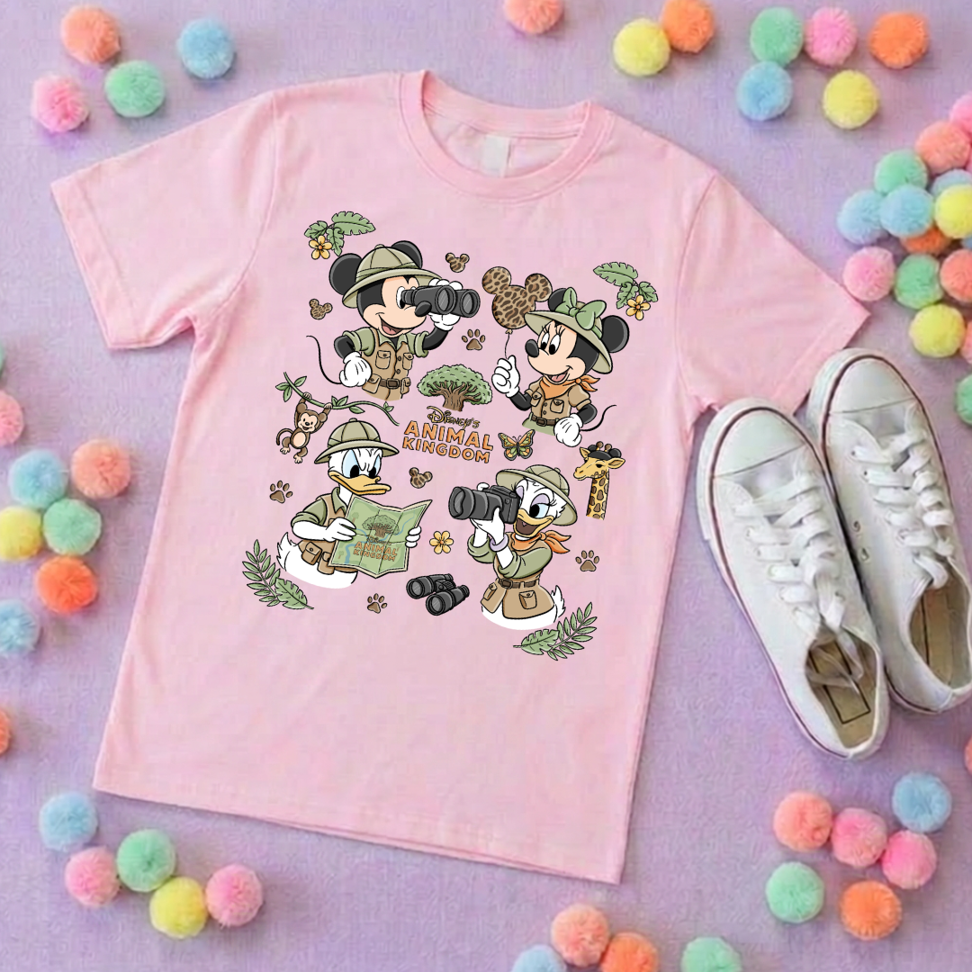 Animal Kingdom Full Art Park Life T-Shirt, Ears, Florida, Orlando, Cruise Holidays T-Shirts, Holiday Outfits - Adults & Kids Sizes - Cotton T-Shirt (Copy)