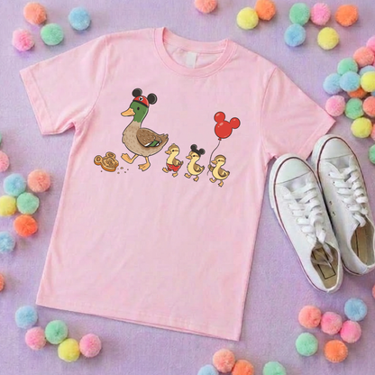 Park Ducks, Park Life T-Shirt, Ears, Florida, Orlando, Cruise Holidays T-Shirts, Holiday Outfits - Adults & Kids Sizes - Cotton T-Shirt